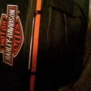 Harley davidson cooler bag 2' by 2 1/2 tall